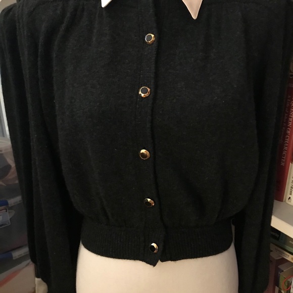 ST John Petite/Small Wool Sweater Cardigan - Picture 3 of 3